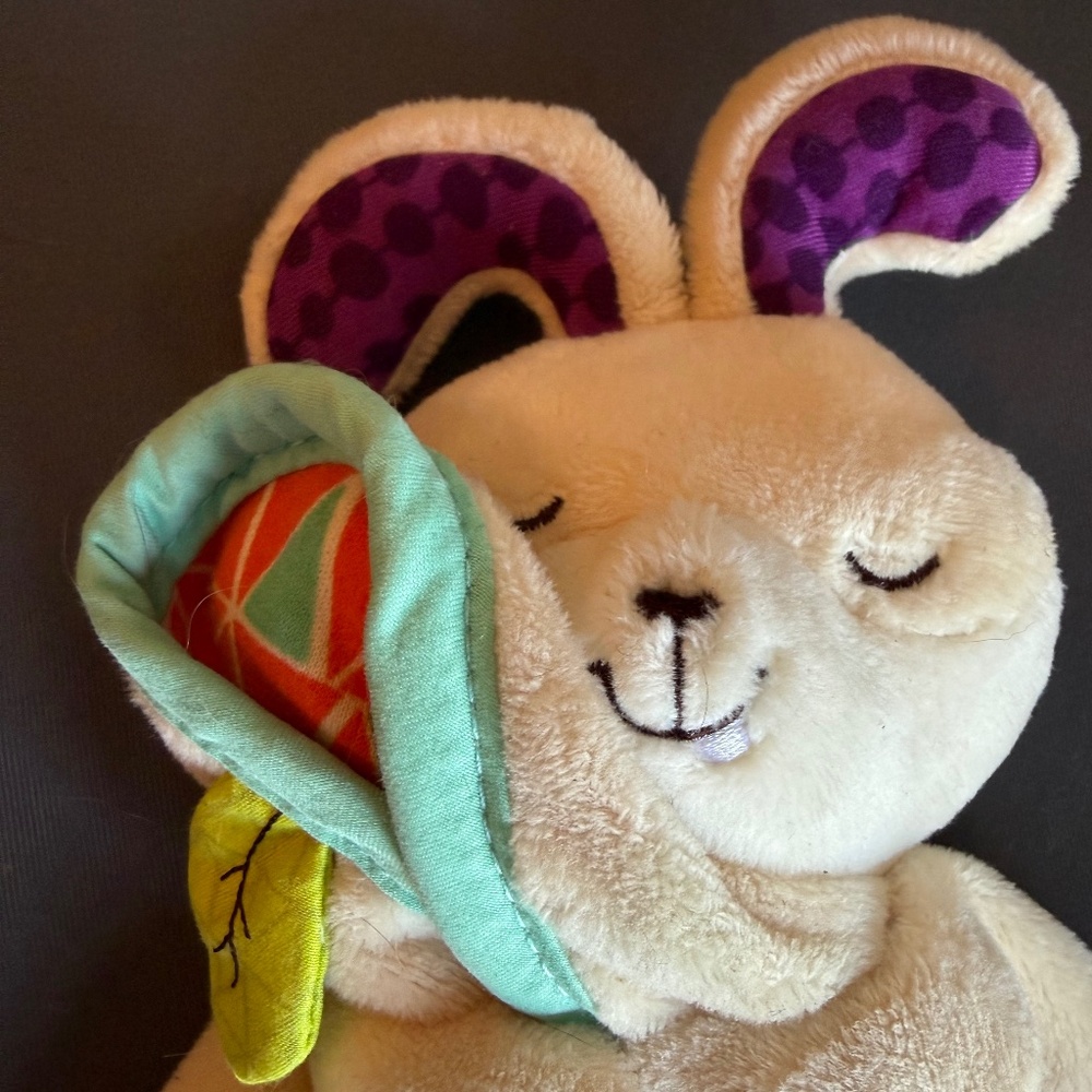 Bunny Lovey Security Blanket Sleepy Bunny Rabbit Toy Stuffed Animal